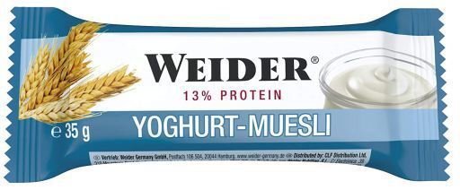 Weider Carbohydrate & Protein Bar, Yoghurt-Muesli - 24 bars - Default Title - Health Foods at MySupplementShop by Weider