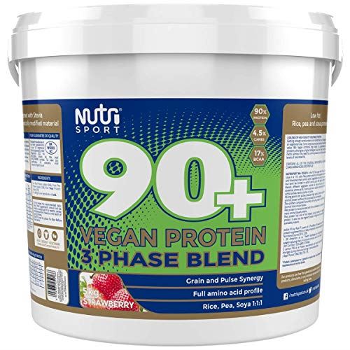 Nutrisport 90+ Vegan Protein 5kg Chocolate - Sports Nutrition at MySupplementShop by Nutrisport