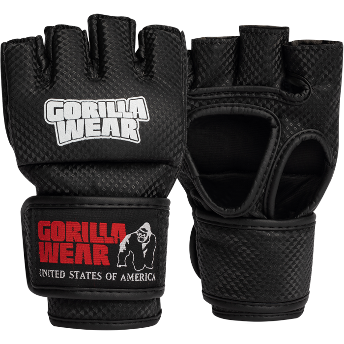Gorilla Wear Berea MMA Gloves (Without Thumb) - Black/White