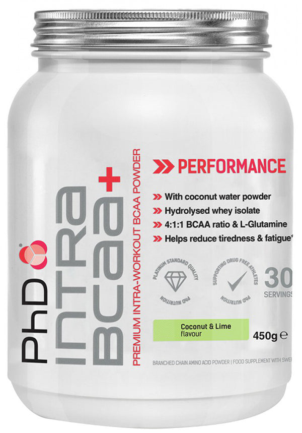 PhD Intra BCAA+, Coconut & Mango - 450 grams | High-Quality Amino Acids and BCAAs | MySupplementShop.co.uk