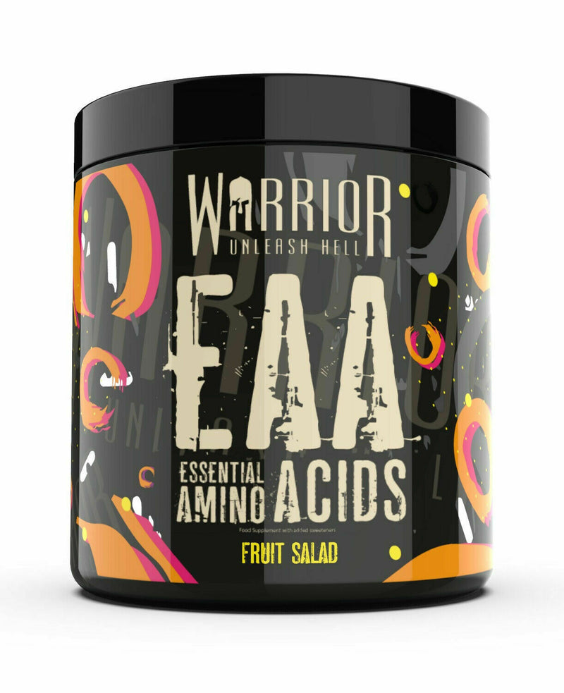 Warrior EAA Essential Amino Acids, Fruit Salad - 360 grams | High-Quality Amino Acids and BCAAs | MySupplementShop.co.uk