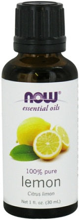 NOW Foods Essential Oil, Lemon Oil - 30 ml. | High-Quality Oils | MySupplementShop.co.uk