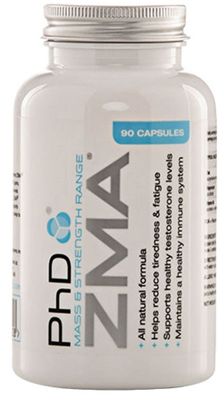 PhD ZMA - 90 caps | High-Quality Natural Testosterone Support | MySupplementShop.co.uk