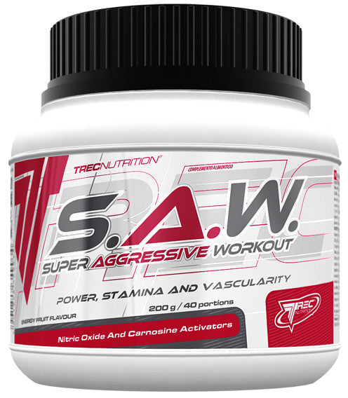 Trec Nutrition S.A.W. Powder, Cherry Grapefruit - 200 grams | High-Quality Nitric Oxide Boosters | MySupplementShop.co.uk