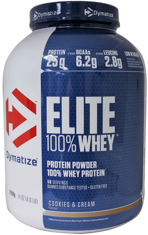 Dymatize Elite 100% Whey Protein, Gourmet Vanilla - 2100 grams | High-Quality Protein | MySupplementShop.co.uk