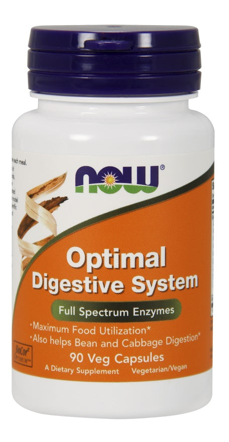 NOW Foods Optimal Digestive System - 90 vcaps - Health and Wellbeing at MySupplementShop by NOW Foods
