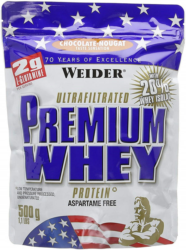 Weider Premium Whey, Strawberry-Vanilla - 500 grams | High-Quality Protein | MySupplementShop.co.uk