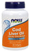 NOW Foods Cod Liver Oil, 1000mg Extra Strength - 90 softgels | High-Quality Omegas, EFAs, CLA, Oils | MySupplementShop.co.uk