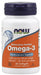 NOW Foods Omega-3 Molecularly Distilled - 30 softgels | High-Quality Sports Supplements | MySupplementShop.co.uk