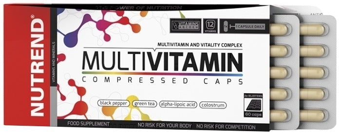 Nutrend MultiVitamin Compressed Caps - 60 caps | High-Quality Vitamins & Minerals | MySupplementShop.co.uk