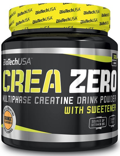 BioTechUSA Crea Zero, Orange - 320 grams | High-Quality Creatine Supplements | MySupplementShop.co.uk