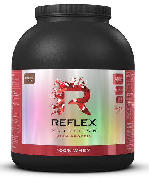Reflex Nutrition 100% Whey, Chocolate - 2000 grams - Protein at MySupplementShop by Reflex Nutrition