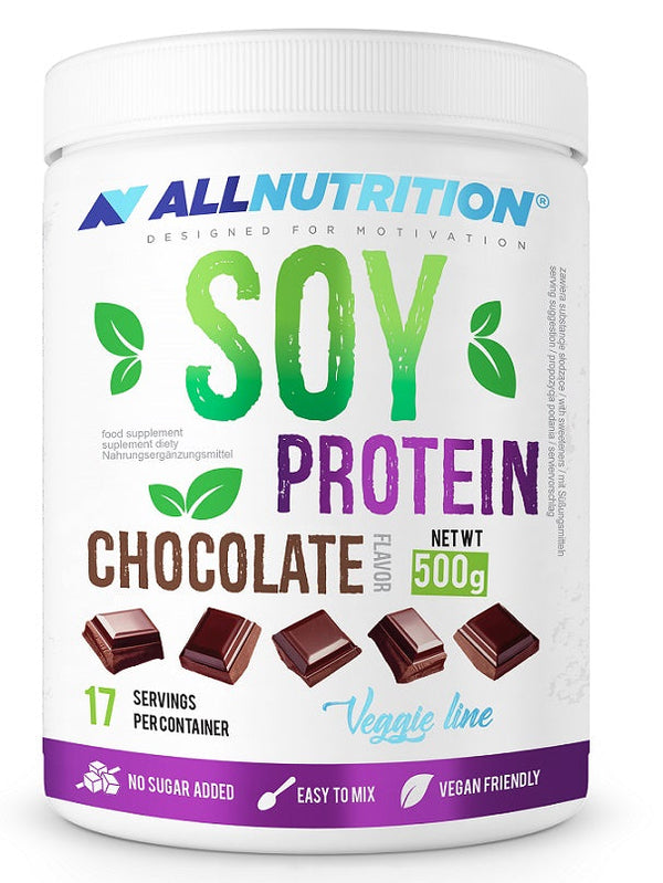 Allnutrition Soy Protein, Chocolate - 500g - Protein at MySupplementShop by Allnutrition