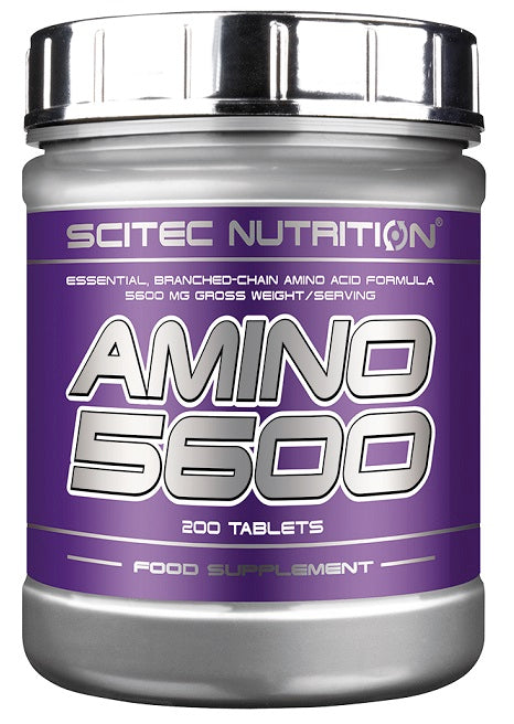 SciTec Amino 5600 - 200 tablets | High-Quality Amino Acids and BCAAs | MySupplementShop.co.uk