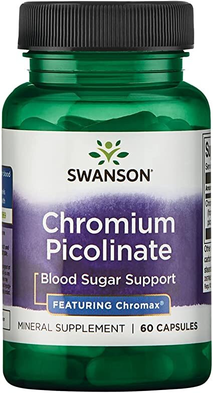 Swanson Chromium Picolinate Featuring Chromax, 200mcg - 60 caps | High-Quality Sports Supplements | MySupplementShop.co.uk