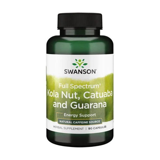 Swanson Full Spectrum Kola Nut, Catuaba & Guarana - 90 caps | High-Quality Sports Supplements | MySupplementShop.co.uk