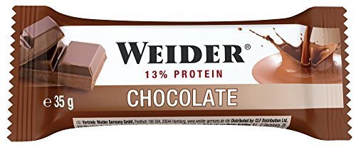 Weider Carbohydrate & Protein Bar, Chocolate - 24 bars | High-Quality Protein Bars | MySupplementShop.co.uk