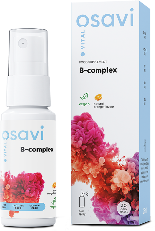 Osavi B-Complex Oral Spray, Orange - 25 ml. - Vitamins &amp; Minerals at MySupplementShop by Osavi