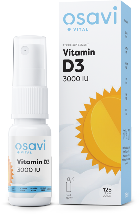 Osavi Vitamin D3 Oral Spray, 3000IU - 12.5 ml. - Vitamins &amp; Minerals at MySupplementShop by Osavi