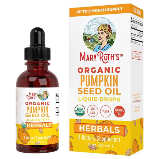 MaryRuth Organics Organic Pumpkin Seed Oil Liquid Drops - 30 ml. | High-Quality Sports Supplements | MySupplementShop.co.uk