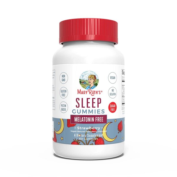 MaryRuth Organics Sleep Gummies, Strawberry - 60 gummies | High-Quality Sports Supplements | MySupplementShop.co.uk