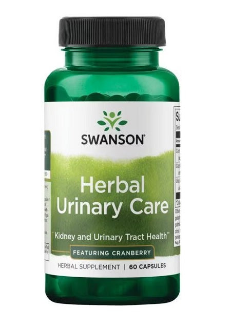 Swanson Herbal Urinary Care - 60 caps | High-Quality Sports Supplements | MySupplementShop.co.uk