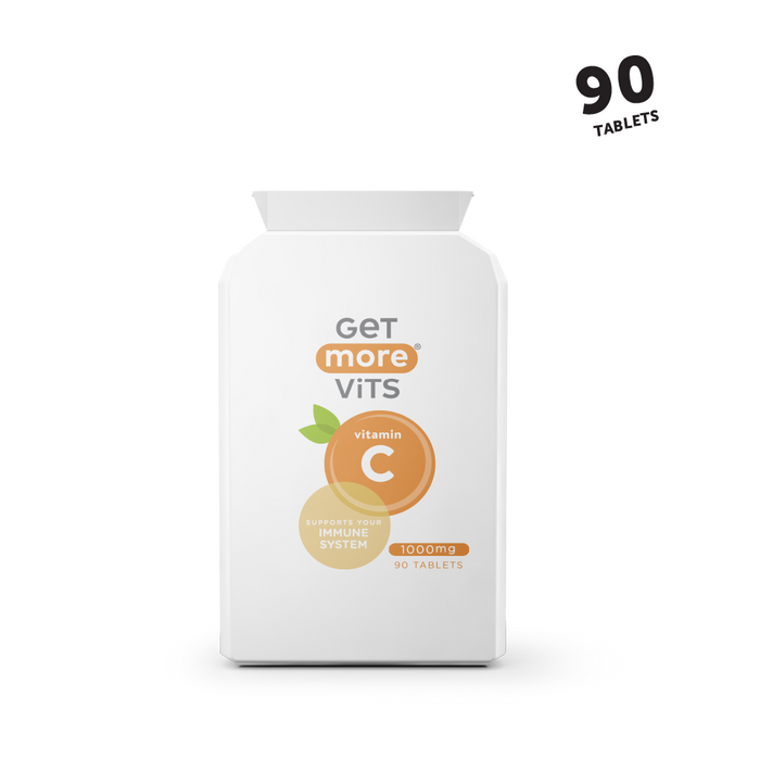 Get More Vits Vitamin C 90 Tablets | High-Quality Vitamin C | MySupplementShop.co.uk