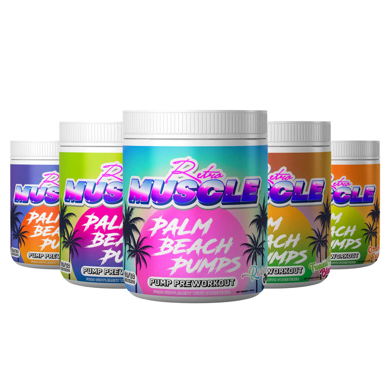 Retro Muscle Palm Beach Pumps 480g | High-Quality Health & Nutrition | MySupplementShop.co.uk